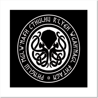 Cthulhu fhtagn Lovecraft Posters and Art